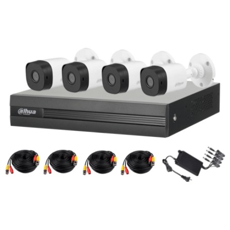 Kit de Cámaras Dahua DH-KIT/XVR1B04-I/4-B1A21N-0360B DVR 4