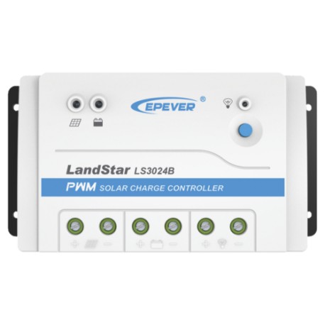 Controlador Solar de Carga y Descarga Epever LS-3024-B, 12/24V