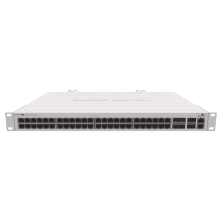 Cloud Router Switch Mikrotik CRS354-48G-4S+2Q+RM, 48 Ptos Gb, 4