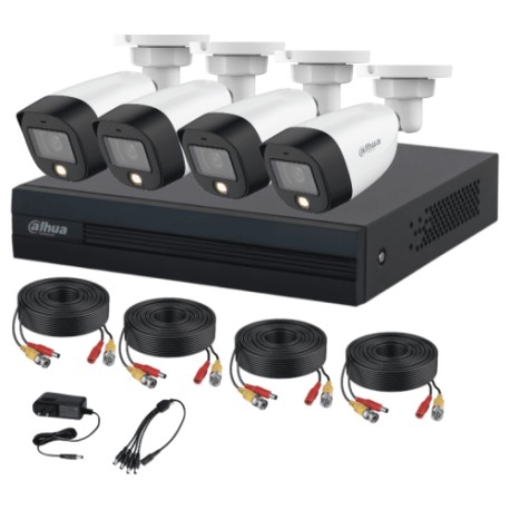 Kit de Cámaras Dahua DH-KIT/XVR1B04-I/4-HFW1209CN-LED-0280B DVR