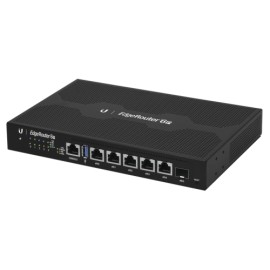 Ruteador Ubiquiti EdgeRouter 6 PoE, ER-6P, 5 Ptos Gb PoE 24 Volts, 1 Pto SFP