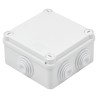 Caja de PCV Gewiss GW-44-024, 10x10x5 cms, 6 entradas para exterior (IP55), Tornillos 1/2 Vuelta