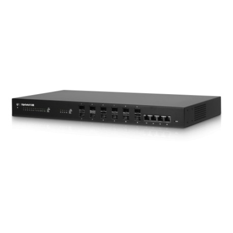 Switch Ubiquiti EdgeSwitch ES-16-XG, 12 Ptos SFP+ de 10 Gb, 4 Ptos Gb