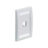 Placa de Pared Ejecutiva Panduit CFPE1IWY, 1 Pto, Color Blanco, Con Etiqueta