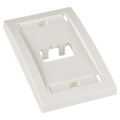 Placa de Pared Panduit CFPE2IWY, Mini-Com, 2 Ptos, Blanco Mate