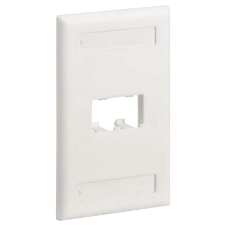 Placa de Pared Panduit CFPL2WHY, Clásica, Vertical, Blanco, 2