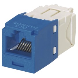 Jack RJ45 Panduit CJ688TGBU, Mini-Com, Estilo TG, Cat6, Azul