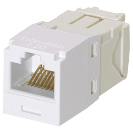 Jack RJ45 Panduit CJ688TGWH, Mini-Com, TG, Cat 6, Blanco