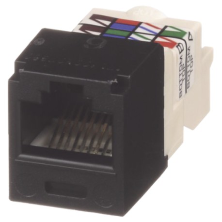 Jack RJ45 Panduit CJ688TPBL, Cat 6, Mini-Com, Color Negro