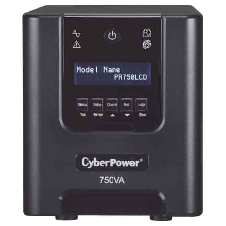 UPS CyberPower PR750LCD, 750va, 525W, Onda pura, 6 Contactos