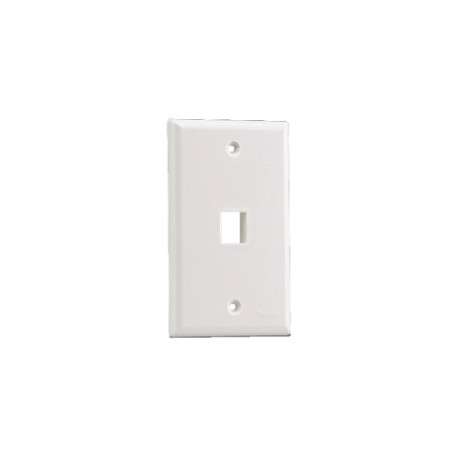 Placa de Pared Panduit NK1FNWH, Keystone, 1 Pto, Blanco