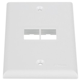 Placa de Pared Panduit NK2FNWH, Keystone, 2 Ptos, Blanco Mate