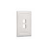 Placa de Pared Panduit NK2FWHY, Vertical, Blanco, 2 Puertos